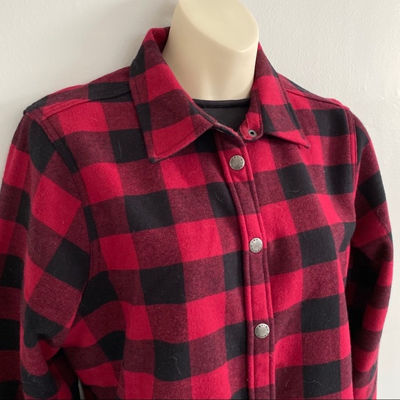 Buffalo Plaid Flannel Shirt/Jacket - Picture 3 of 8